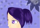 Purple Manga Girl