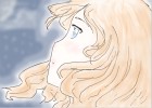 Girl in the moonlight