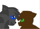 cartoony jayfeather and brairlight