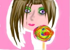 girl and the lollypop