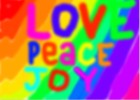 LOVE,PEACE,JOY