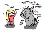 Vicki Vamp and Stardots Wolf!