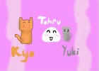 Kyo,Tohru, and Yuki
