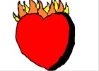 3D Flamimng Heart