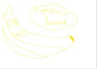 How to draw a cartoon banana