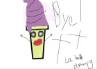 bad ice crem drawing