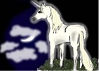 Unicorn in the Moonlight