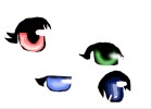 four ways of drawing eyes