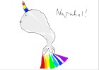 Narwhal with rainbowish qualities