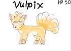Old Timey Vulpix Pokemon