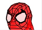 spiderman's face