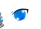 Blue Anime Eye and Soul Gem