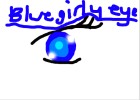 Blue girly eye