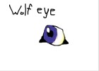 Anime wolf eye