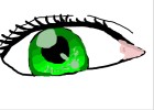 Green eye