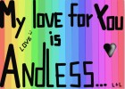 My love for you is Andless...