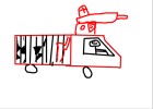 howto draw a gangster truck