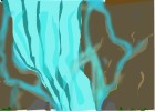 crazy weird waterfall