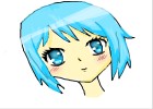 blue girl