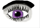 Purple eye!