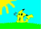 Pikachu playing the recorder