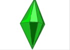 how to draw the sims diamond