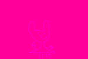 a girl holing a triangle