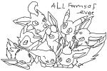all forms of evee