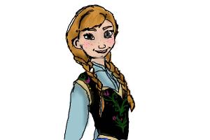 Anna from Frozen ( requested by sailor