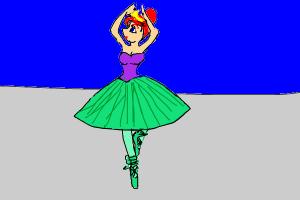 Ariel Doing ballet