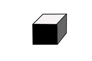 Black and Grey Cube