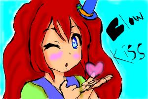 blow kiss