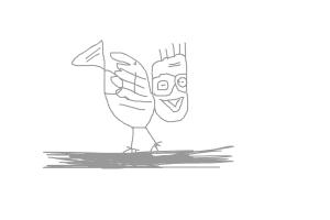 cartoon bird