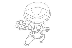 chibi iron man