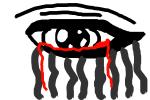 crying vampiress\' eye