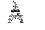 drawing eiffel tower