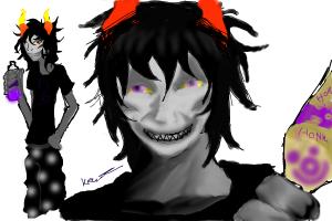 Drawing homestuck: Gamzee Makara