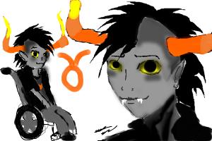 drawing homestuck: Tavros