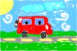 driving on a sunny day