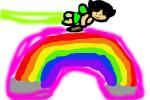 fairy making a rainbow
