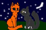 Firestar + Yellowfang\'s ghost