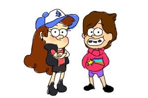 Genderbent Dipper and Mabel