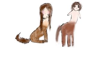Girl and Boy Centaurs
