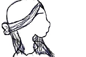Girl Outline sketch