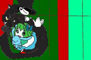 gumi and slender boy