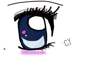 Heart Manga Eye