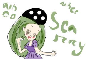 hellowin scarry kid