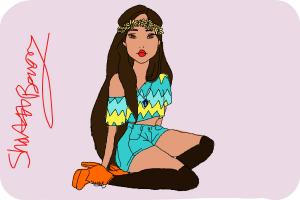 hipster pocahontas