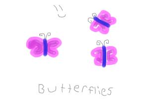 ho to draw butterflies (speed paint)