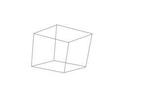 how 2 draw a 3d cube